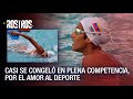 Casi se congeló en plena competencia, por el amor al deporte - Rostros de la crisis