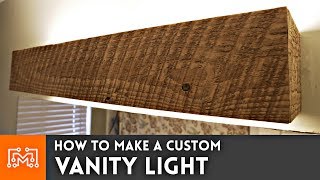 See how I made a simple vanity light for my bathroom as we prep our house for sale! Get $50 toward any mattress by visiting http://