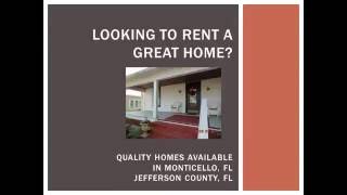 Monticello FL - Jefferson County FL