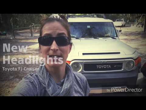 Toyota FJ cruiser headlight bulb change