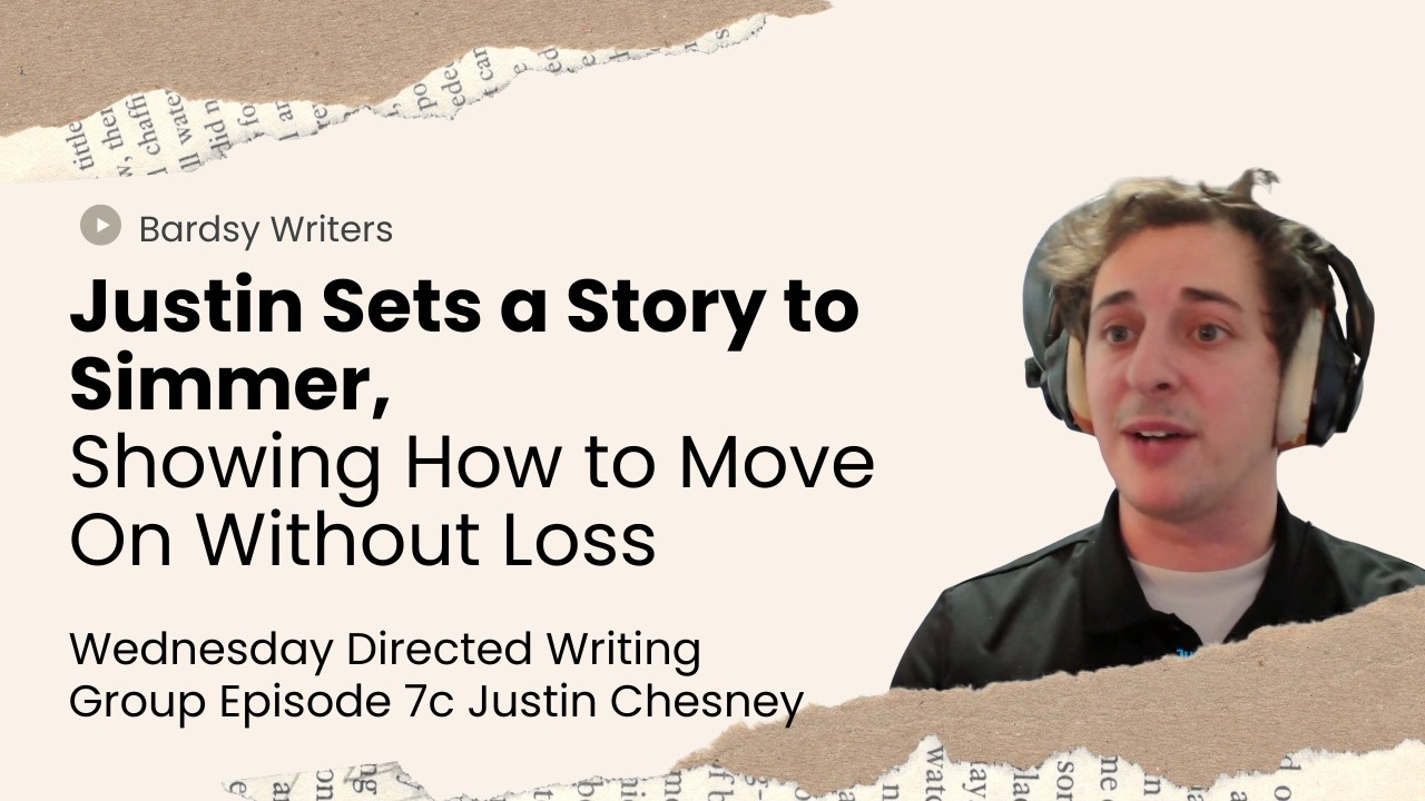 Justin Sets a Story to Simmer, Showing How to Move On Without Loss