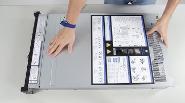 Lenovo x3650 M5 installing a top cover