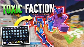 Making the most TOXIC POWER FACTION raidable... *SO RICH* | Minecraft HCF
