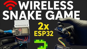 ESP32 Snake Game with Joystick | Play Wirelessly on OLED via Wi-Fi!