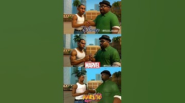 Thumbnail of 🔥CJ AND BIG SMOKE IN DIFFERENT VERSIONS... #cj #bigsmoke #gta #gtasanandreas