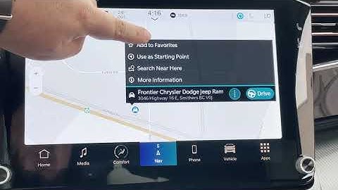 Leer hoe u de GPS-navigatie van uw voertuig gebruikt (Grand Cherokee OF Ram Truck)