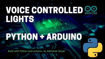 Voice controlled lights using Arduino and Python
