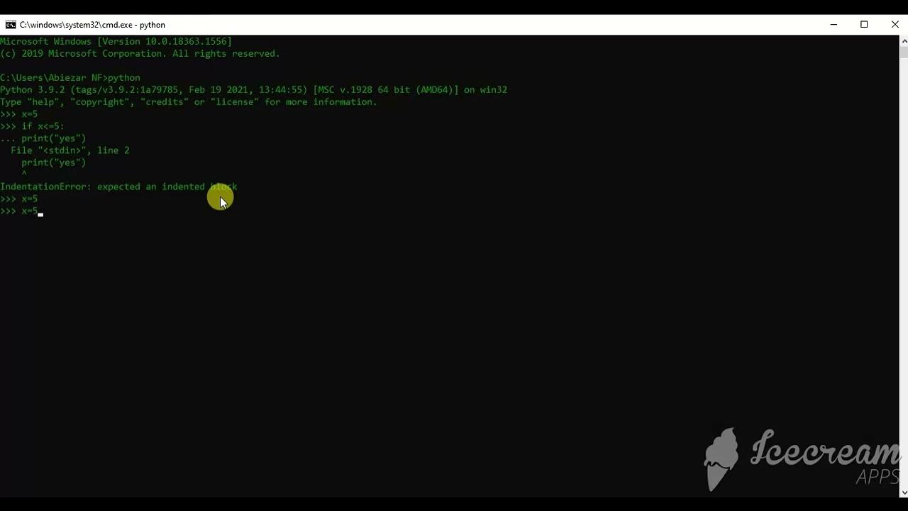 IndentationError: expected an indented block On Python Programming ...