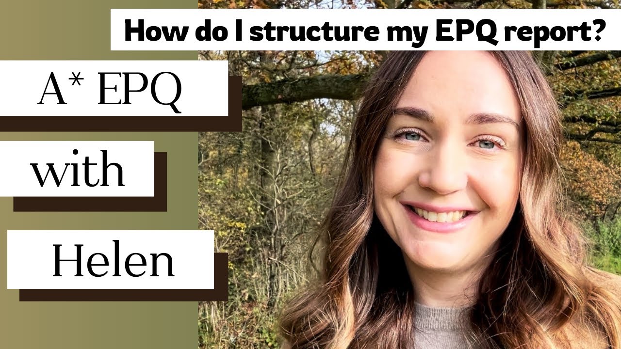 How do I structure my EPQ report? - YouTube