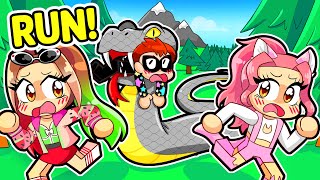 Bella & FRIENDS Escape a GIANT EVIL SNAKE Obby!