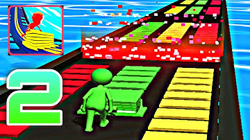 Stack Colors - Gameplay Walkthrough Part 2 levels 13 to 22 LILU (iOS & Android)