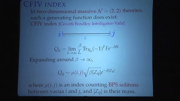 Andrew Neitzke - A smooth R^3 index for N=2 theories in four dimensions