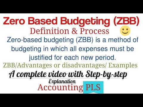 Zero Based Budgeting: Definition & Process |Advantages or disadvantages/ Examples👍