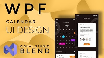 WPF Tutorial : XAML UI design in Visual studio blend 2017