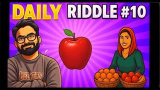 Daily Riddle Are you the riddle master How many apples in Basket