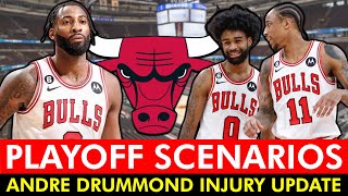 2024 NBA Playoff Scenarios + Chicago Bulls Injury News On Alex Caruso & Andre Drummond