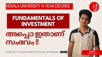 Fundamentals of Investment I Sem 1 I FYUGP I Kerala University I Syllabus Explainer