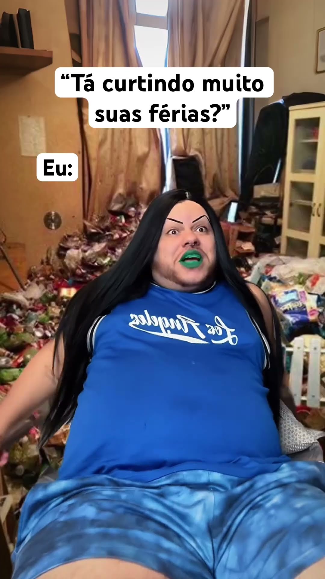QUANDO ALGUÉM PERGUNTA SE ESTOU CURTINDO MINHAS FÉRIAS