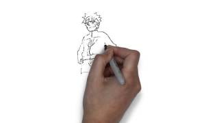 Как нарисовать Наруто. Doodle video(Заказать рекламное дудл видео для продвижения вашего товара, сайта, тренинга или услуги можно пройдя по..., 2013-11-22T07:02:53.000Z)