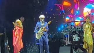 Nile Rodger and Chic - I'm Coming Out / Upside Down / Greatest Dancer / We Are Family live Doncaster