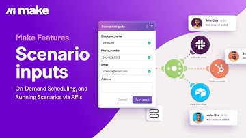 Scenario Inputs, On-Demand Scheduling and 