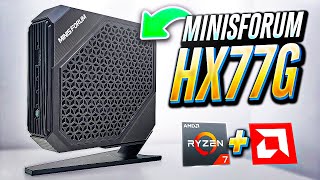 ✅¡El Mini PC MÁS POTENTE con Gráfica Dedicada RX 6600M! ⚡ [Minisforum  HX77G]