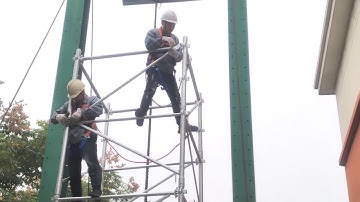 Wellmade Scaffold Crab 60 Shore System Tower In Load Capacity Test