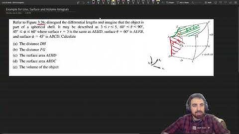 EM 3.2-C-Practice Exercise-3.1 Differential Length, Area, and  Volume  Spherical Coordinate System