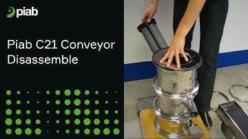 Piab Conveyor disassemble