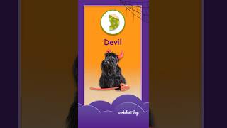 🦇 Learn English with Halloween ABCs #2 | D - F | Fun Pictures & English Vocabulary Words for Kids