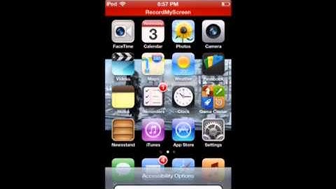 Settings|triple click home