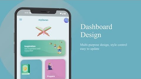 Quran App Design | Dashboard | speed code Flutter | Dart