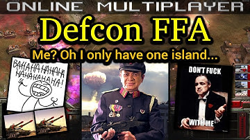 Defcon FFA - Nuke General - Pro Rules | C&C Generals Zero Hour