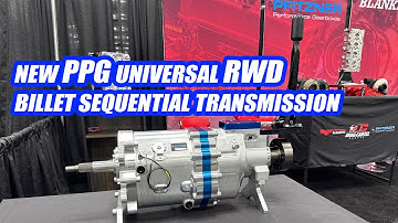 PPG Release New RWD Billet 6-Speed Sequential Transmission at PRI Show 2024