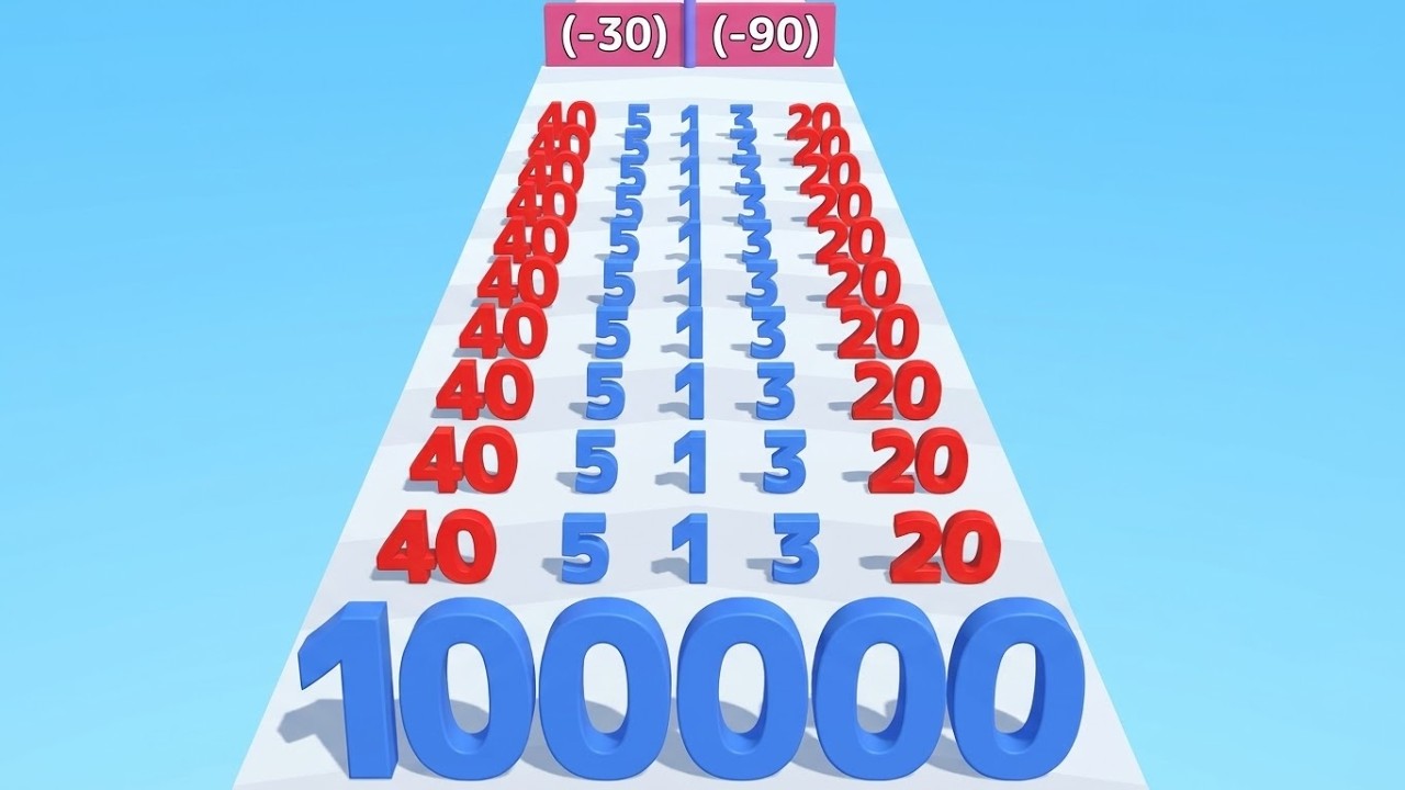 Masterign Number Number Master 🔢 Number Run & Merge Master | Level Up Numbers ...