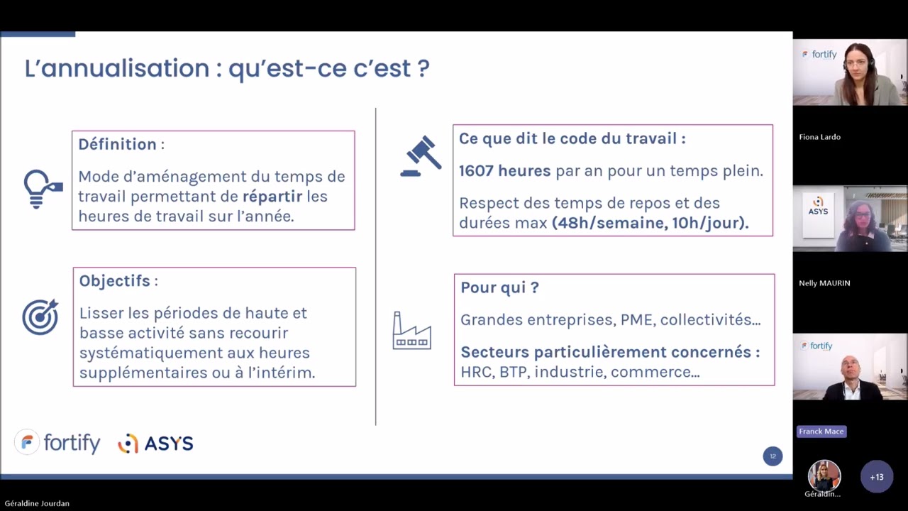 Webinar Fortify x Asys | Optimiser vos plannings : la méthode qui fonctionne