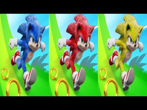 Sonic Dash New Update Teen Sonic Vs Knuckles Vs Tails Youtube - sonic vs shadow no roblox qual e o melhor youtube