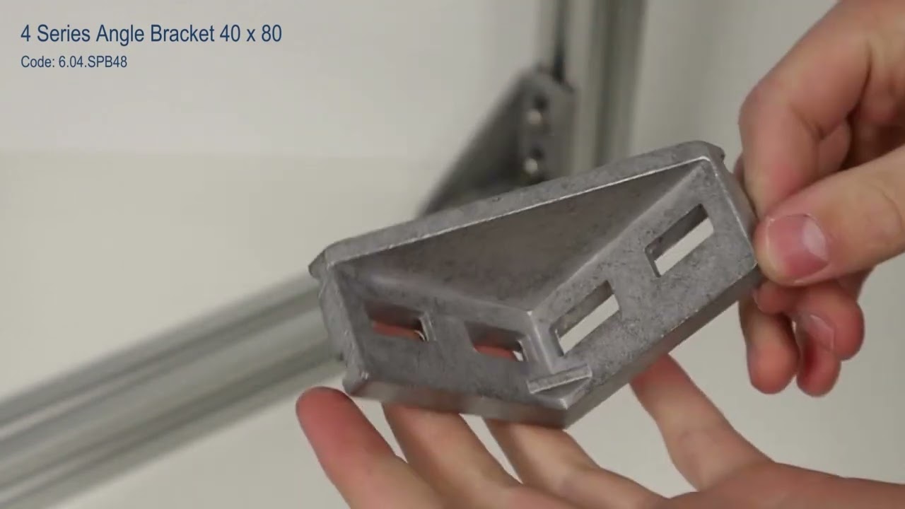 4 Series Angle Bracket 40 x 80 - YouTube
