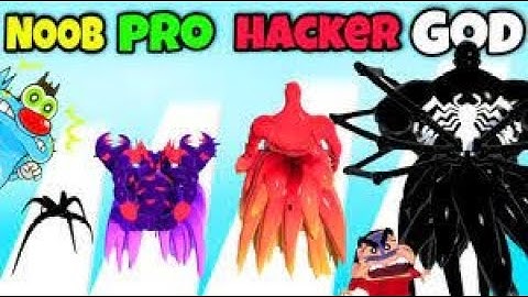 NOOB vs PRO vs HACKER | In Venom Run 3D | With Oggy And Jack @ROCKINDIANGAMER  #funny