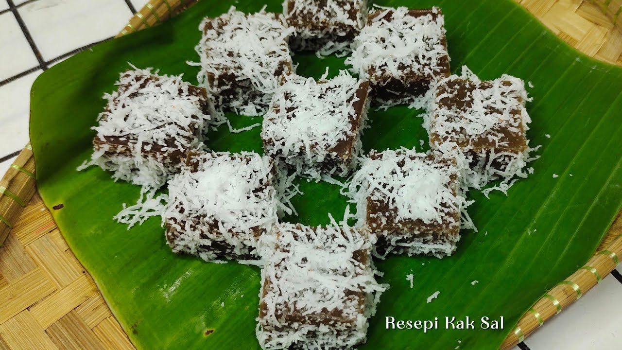 Kuih Kaswi Gula Merah | Sukatan Cawan dan Gram 