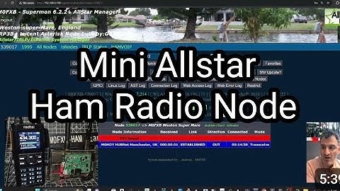 Allstar Node - G4XYR , Adjust Audio Levels , RX-TX