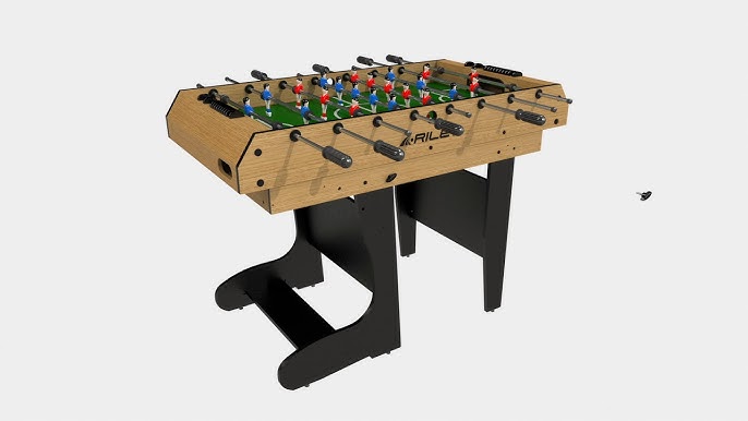 KICK Quad 48″ 4-in-1 Multi Game Table (Black)