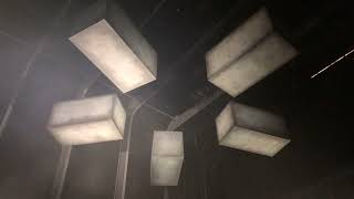 Drift(er) Fragile Future Concrete Monolith 15x7x7 floating in air Mysterious Spookiness