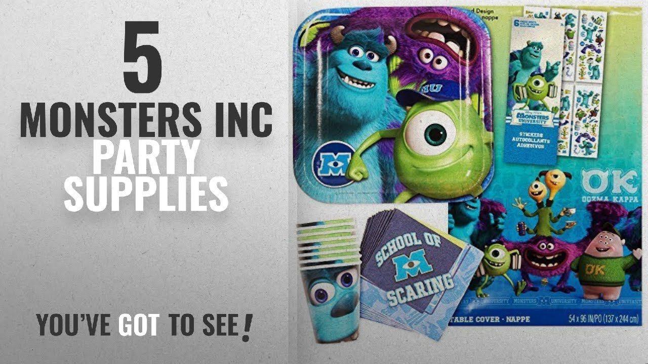 Top 10 Monsters Inc Party Supplies [2018] Monsters Inc Party Supplies