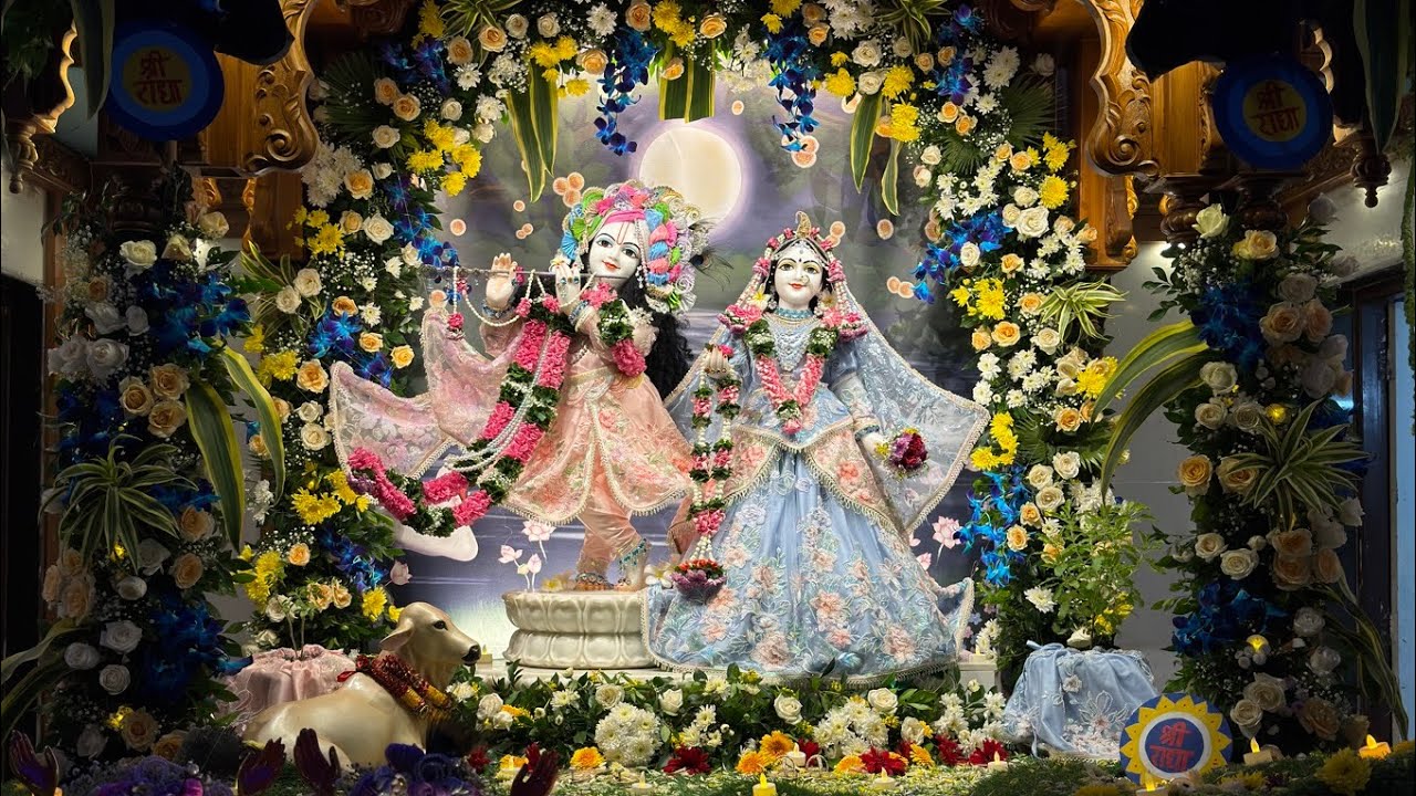 ✨🌕 Special Sharad Purnima Mahotsav at Shri Shri Radha Gokul Bihari Mandir, ISKCON Palghar ✨🌕