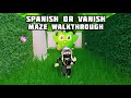 Duolingo spanish or vanish maze walkthrough  roblox duolingo game hub event