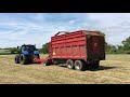 New Holland T7.210 with Pottinger Mex VI Forage Harvester - Grass Silage 2021