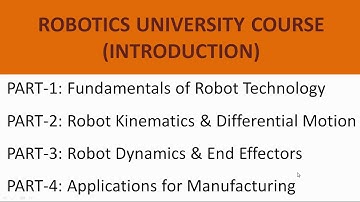 Introduction to Robotics University Course