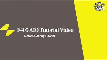 F405 AIO Tutorial Video: Motor