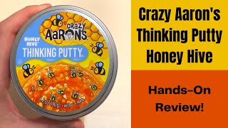 Crazy Aaron's Thinking Putty Honey Hive - Novelty Putty filled with Lots of Bumble Bee Pieces!